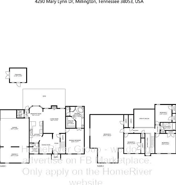 5 bed, 2.5 bath, 2860 sqft, $2,395 — Photo 2