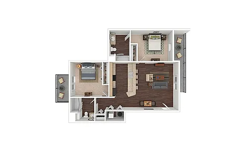 Floor plan Maroon - Classic