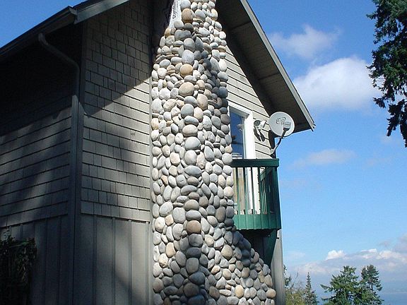 Stone Fireplace