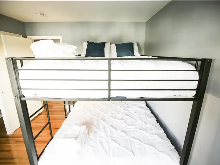 Second Bedroom Double bunk Queen size beds