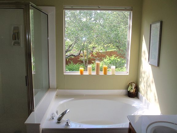 Sunlit master bath