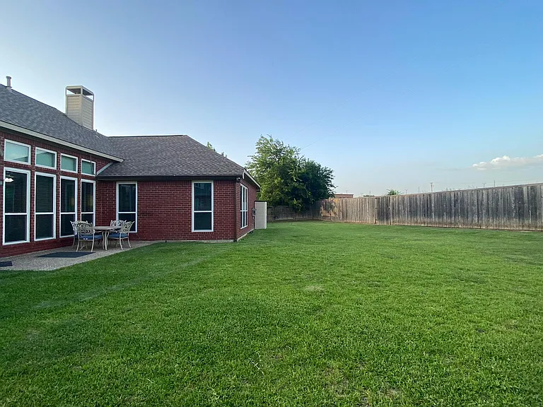 Big backyard