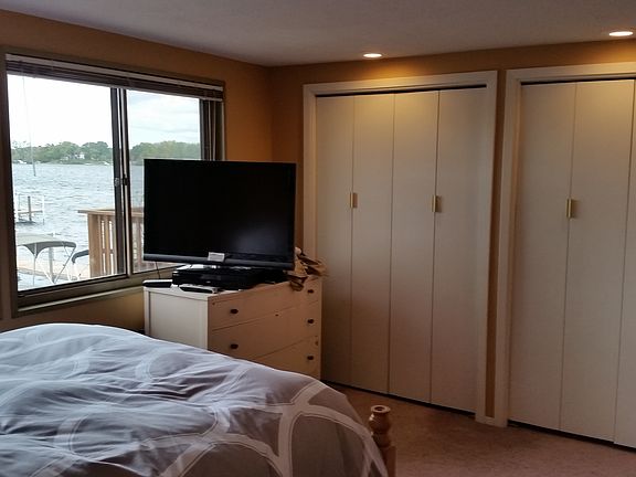 Beautiful view of the lake from the bedroom