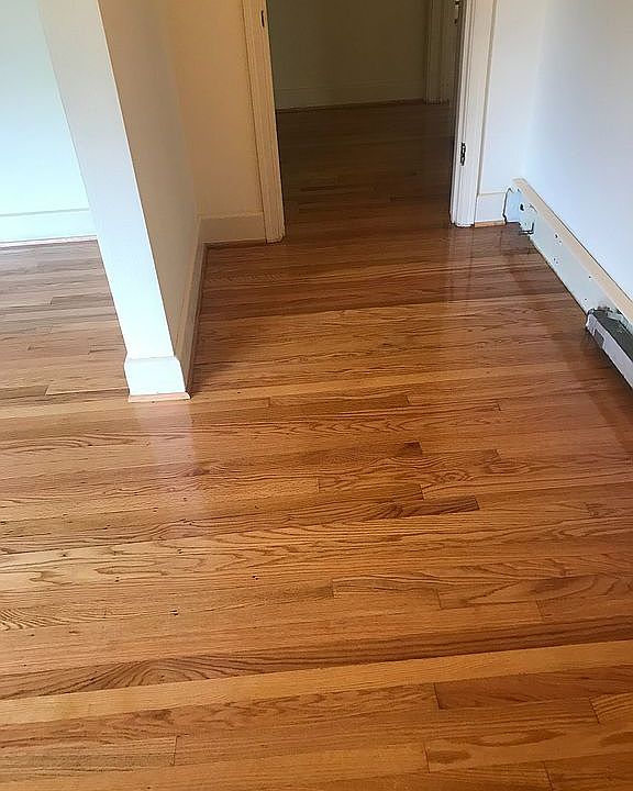 Newly refinished floors