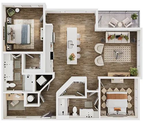 Floor plan The Carolina