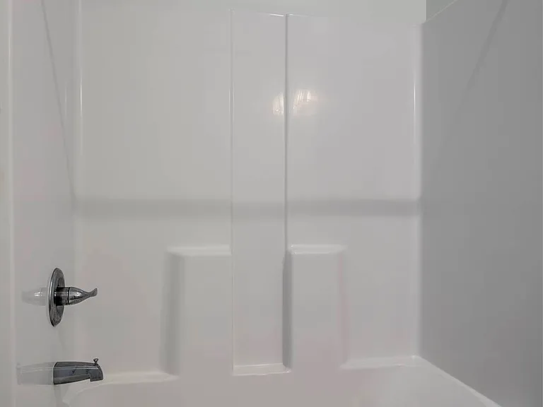Full-size bath in a unit at The Rise.