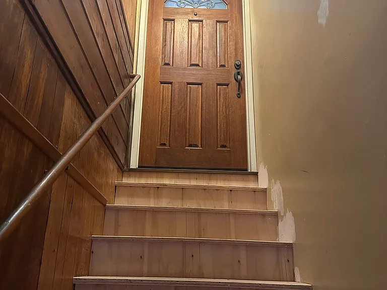 Upstairs and front door