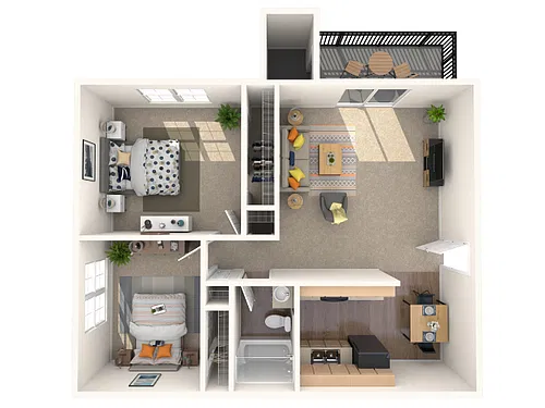 Floor plan Saguaro Renovated