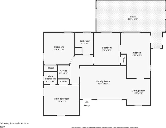 3 bed, 1.5 bath, 1110 sqft, $1,695 — Photo 2