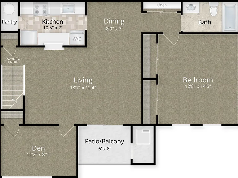 Dogwood - 1 Bedroom/1 Bath Dogwood - 1 Bedroom/1 Bath