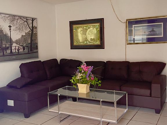 New sectional couch in the living room - great living space!