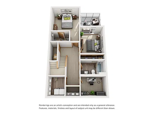 Floor plan Townhome A