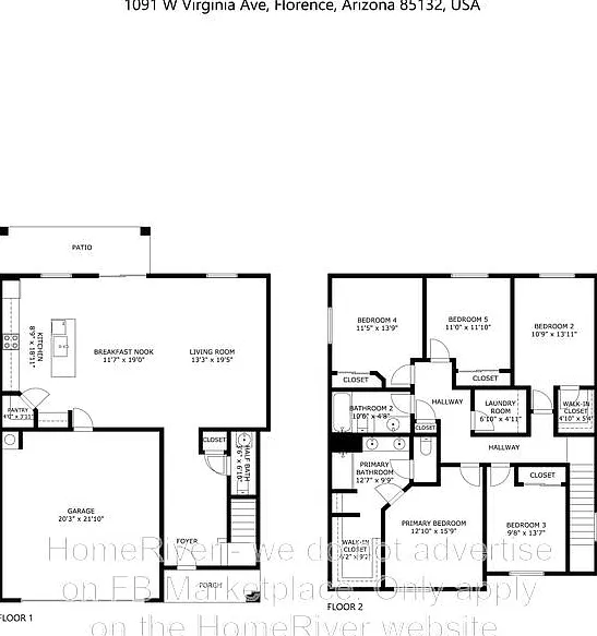 5 bed, 2.5 bath, 2254 sqft, $2,175 — Photo 2
