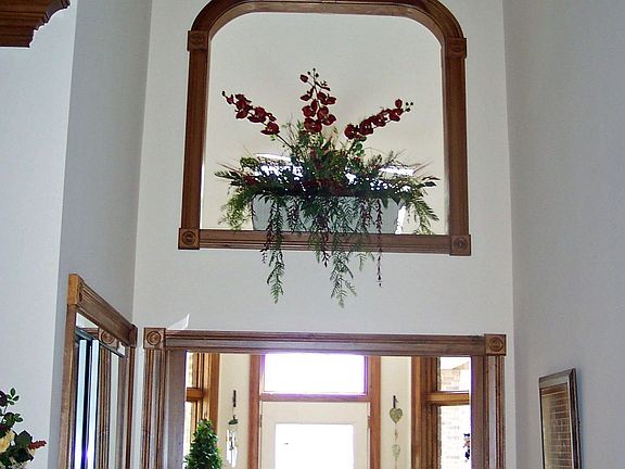 Entry foyer leading to atrium.