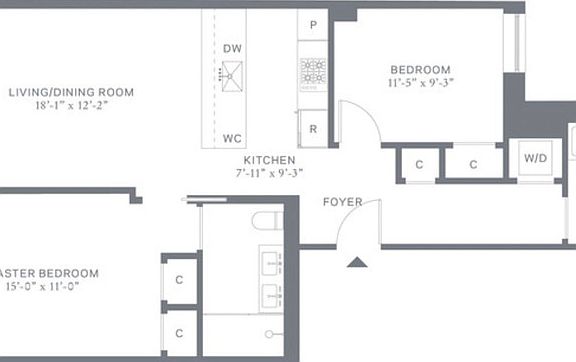 2nd image of 350 W 71st St #5A