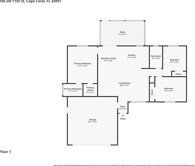 3 bed, 2.0 bath, 1225 sqft, $1,715 — Photo 2
