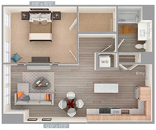 Floor plan A2-A2A-A2S-741-841
