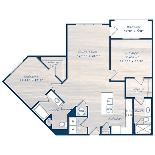 Floor plan 2X2 B4