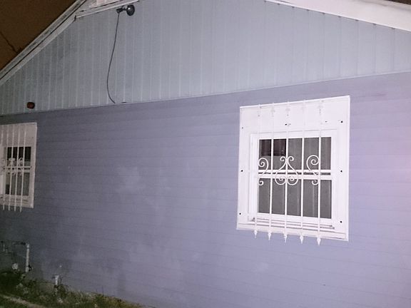 Outside at night