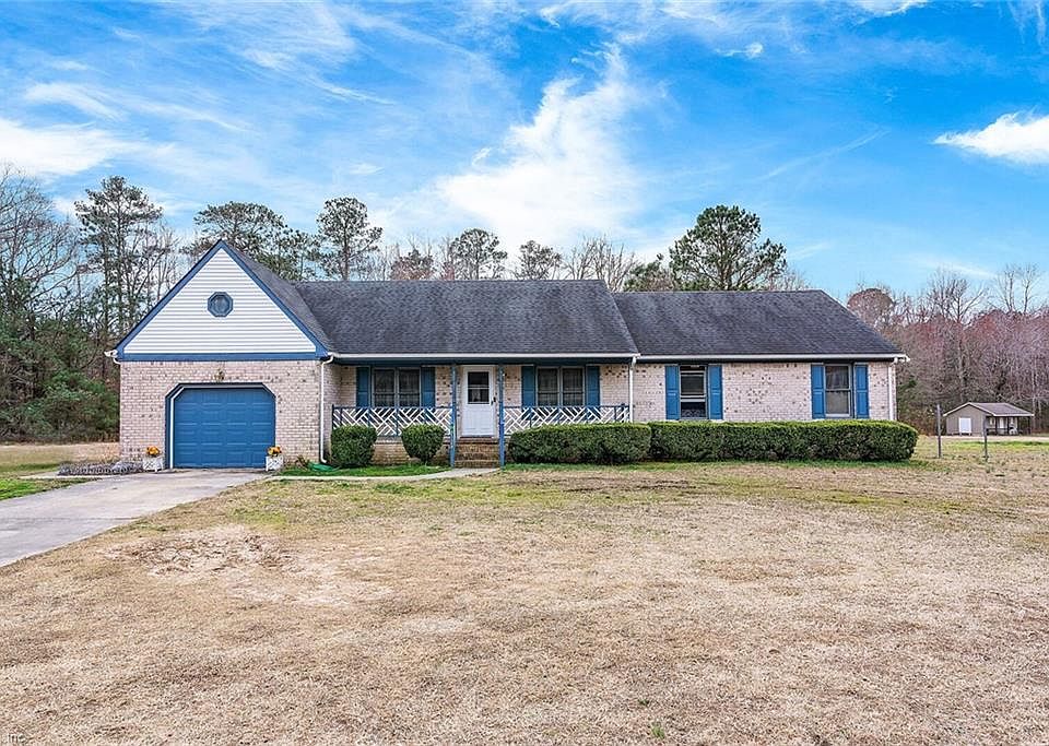 Large one level home, has almost 1.5 acres. So much peace and quiet.