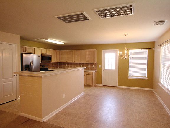 Island kitchen and dining