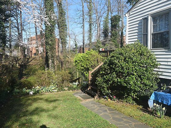 Left side of home to deck