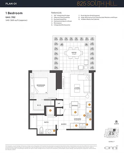 Floor plan PLAN O1