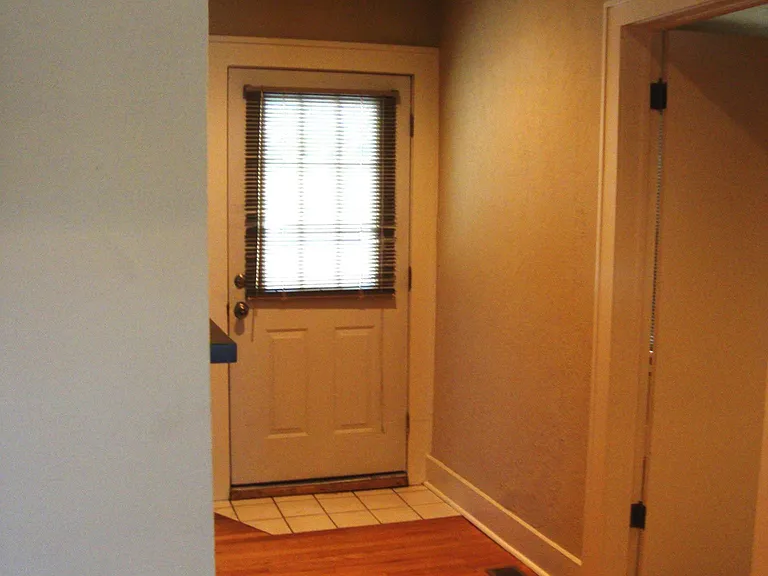 Back door to private deck.