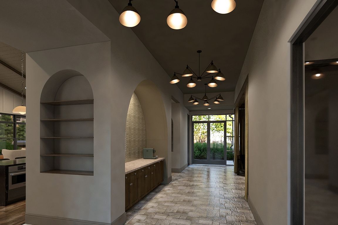 The Edison Clubhouse Entry and Beverage Station