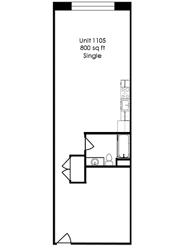 Floor plan 1105