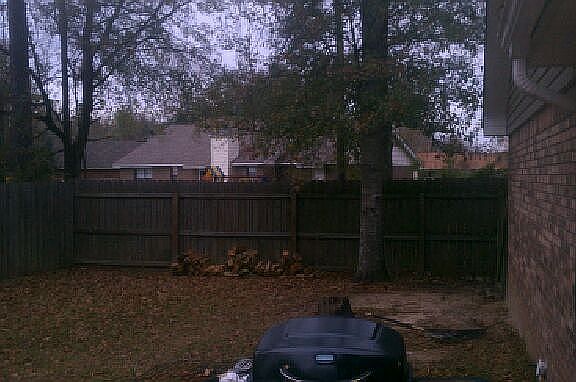 Fenced in Backyard (right)