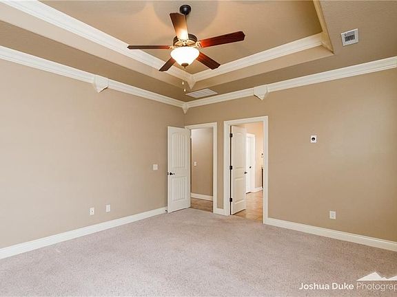Master Bedroom with Crown Molding