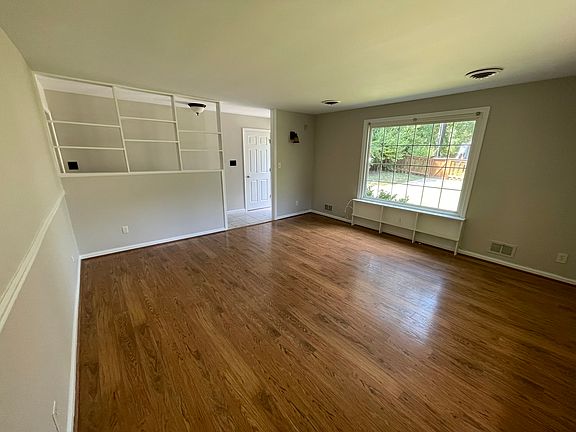 Family room with large picture window