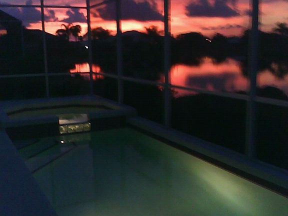 Pool Sunset