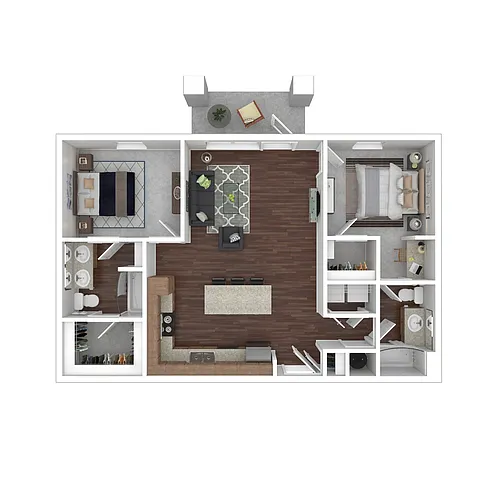 Floor plan B1 Joe Pool