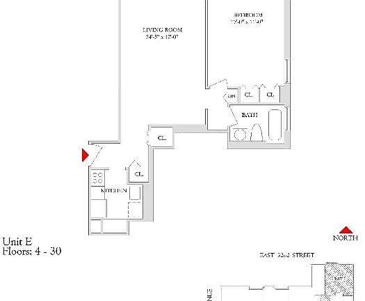 2nd image of 151-155 E 31st St #W20e