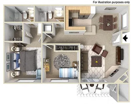 Floor plan Piazzo