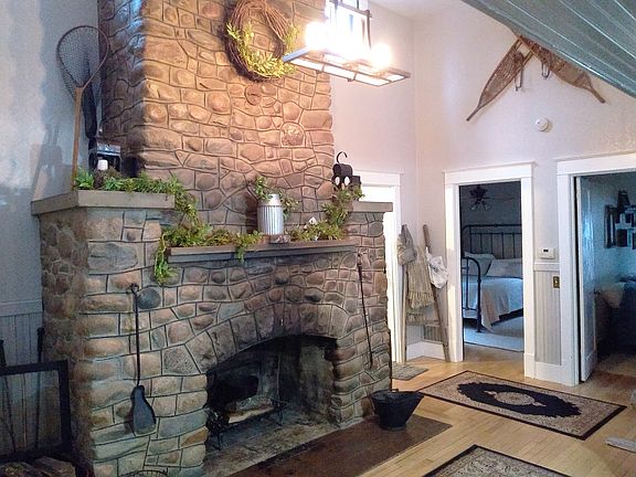Great room fireplace