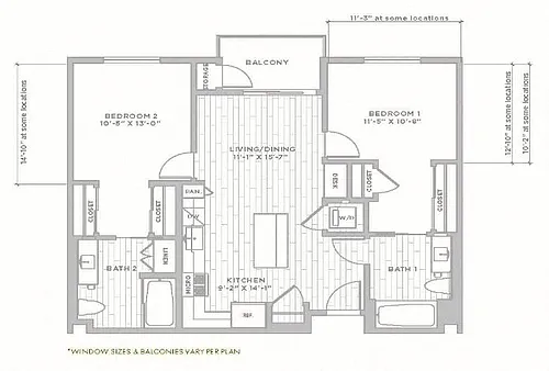 Floor plan B2