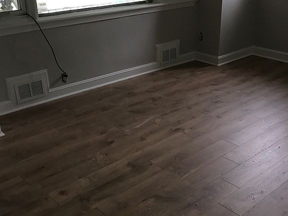 newly installed floor and new paint