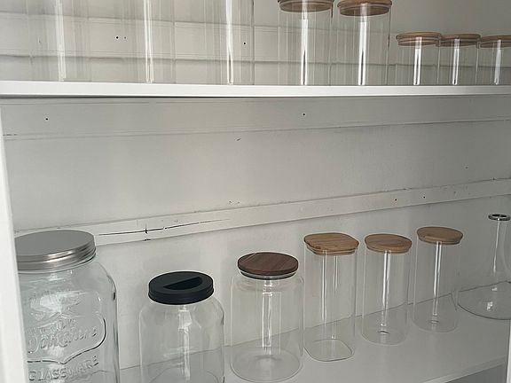 Pantry area in the kitchen