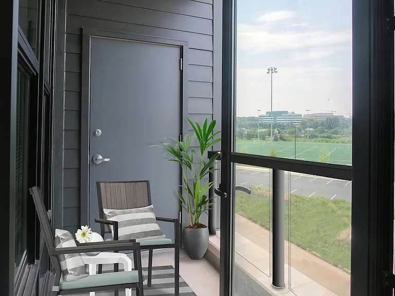 Private balcony