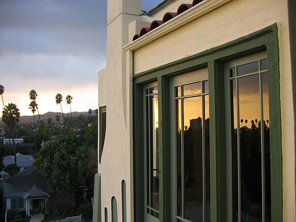 Stunning sunset views from this home.