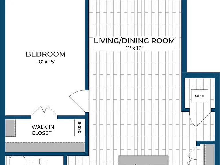 Floor Plan 1A | Seasons at Spring Street | Apartments in Mount Pleasant, WI Floor Plan 1A | Seasons at Spring Street | Apartments in Mount Pleasant, WI