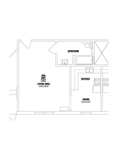 Floor plan Studio 11