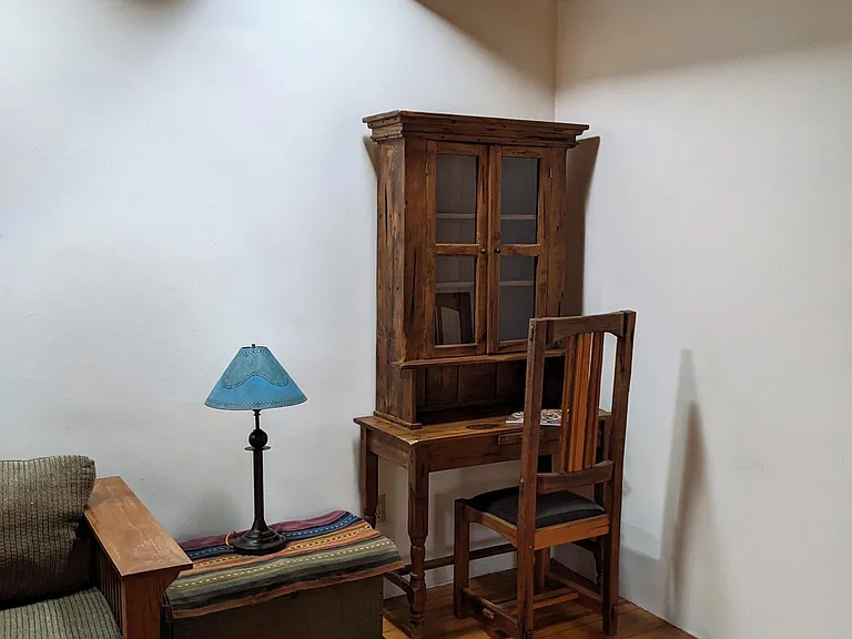 Secretary desk in living room