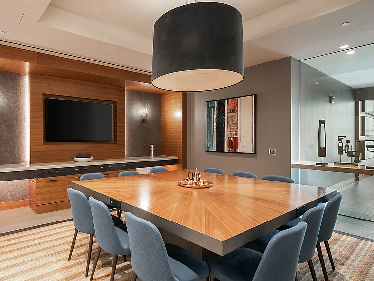 Private conference room available for work meetings