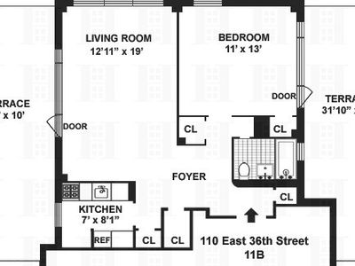 110 E 36th St APT 11B, New York, NY, 10016