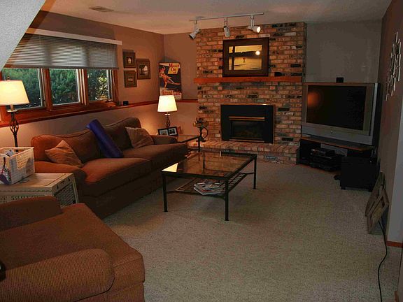 Lower level media room