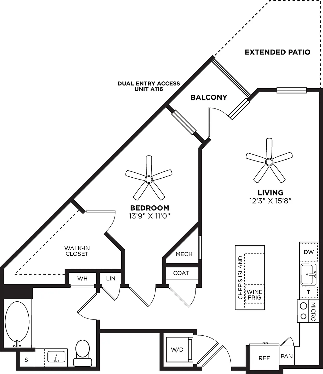 Floor plan A5 Extended